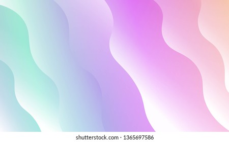 Wave Modern Background. For Your Design Wallpaper, Presentation, Banner, Flyer, Cover Page, Landing Page. Vector Illustration with Color Gradient