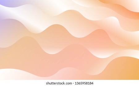 Wave Modern Background. For Your Design Wallpaper, Presentation, Banner, Flyer, Cover Page, Landing Page. Vector Illustration with Color Gradient