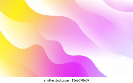 Wave Modern Background. For Your Design Wallpaper, Presentation, Banner, Flyer, Cover Page, Landing Page. Vector Illustration with Color Gradient