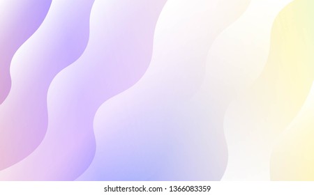 Wave Modern Background. For Your Design Wallpaper, Presentation, Banner, Flyer, Cover Page, Landing Page. Vector Illustration with Color Gradient