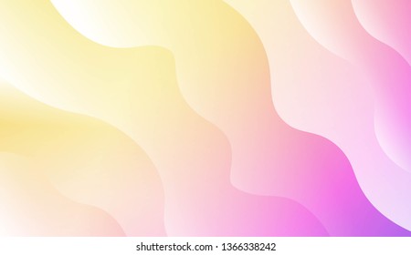 Wave Modern Background. For Your Design Wallpaper, Presentation, Banner, Flyer, Cover Page, Landing Page. Vector Illustration with Color Gradient