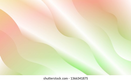 Wave Modern Background. For Your Design Wallpaper, Presentation, Banner, Flyer, Cover Page, Landing Page. Vector Illustration with Color Gradient
