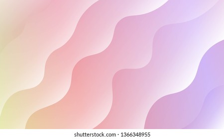 Wave Modern Background. For Your Design Wallpaper, Presentation, Banner, Flyer, Cover Page, Landing Page. Vector Illustration with Color Gradient