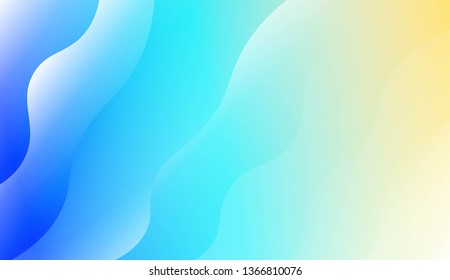 Wave Modern Background. For Your Design Wallpaper, Presentation, Banner, Flyer, Cover Page, Landing Page. Vector Illustration with Color Gradient