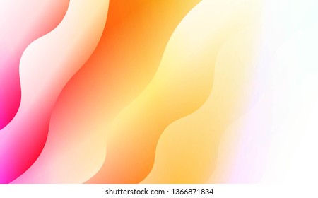 Wave Modern Background. For Your Design Wallpaper, Presentation, Banner, Flyer, Cover Page, Landing Page. Vector Illustration with Color Gradient