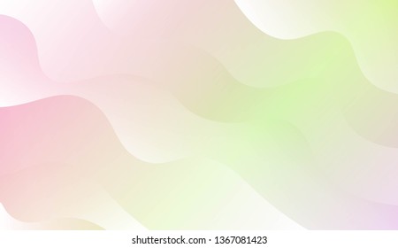 Wave Modern Background. For Your Design Wallpaper, Presentation, Banner, Flyer, Cover Page, Landing Page. Vector Illustration with Color Gradient