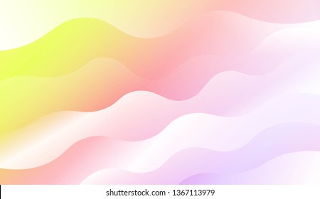Wave Modern Background. For Your Design Wallpaper, Presentation, Banner, Flyer, Cover Page, Landing Page. Vector Illustration with Color Gradient
