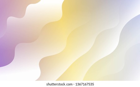 Wave Modern Background. For Your Design Wallpaper, Presentation, Banner, Flyer, Cover Page, Landing Page. Vector Illustration with Color Gradient