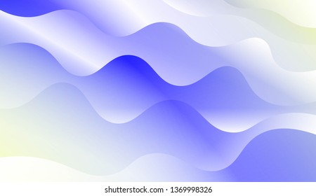 Wave Modern Background. For Your Design Wallpaper, Presentation, Banner, Flyer, Cover Page, Landing Page. Vector Illustration with Color Gradient