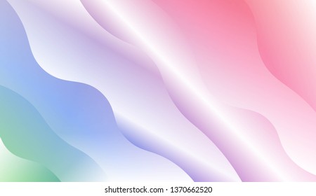 Wave Modern Background. For Your Design Wallpaper, Presentation, Banner, Flyer, Cover Page, Landing Page. Vector Illustration with Color Gradient
