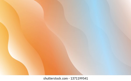 Wave Modern Background. For Your Design Wallpaper, Presentation, Banner, Flyer, Cover Page, Landing Page. Vector Illustration with Color Gradient