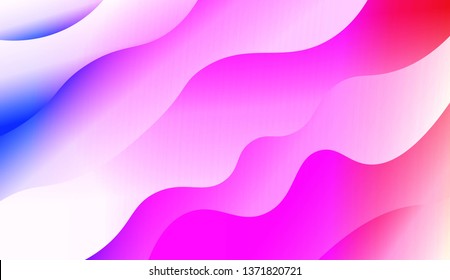 Wave Modern Background. For Your Design Wallpaper, Presentation, Banner, Flyer, Cover Page, Landing Page. Vector Illustration with Color Gradient