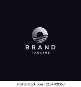 Wave Motif on the Letter O