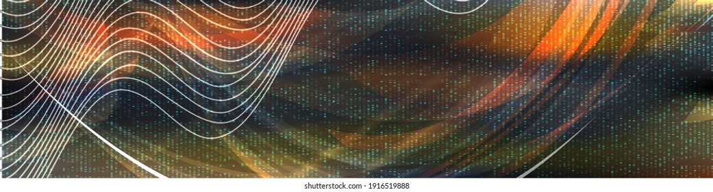 wave motion stock vector background