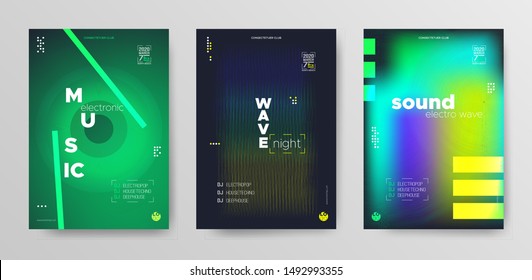 Wave Music Fest. Fluorescent Electronic Round. Dance Music Festival. Trance Dj Concept. Psychedelic Abstract Banner. Vivid Electronic Party. Bright Wave Music Fest. Dj Event. Fluid Abstract.