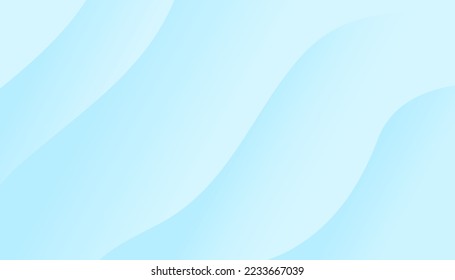 wave ocean background modern light blue gradient