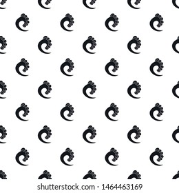 Wave ocean pattern seamless vector repeat geometric for any web design