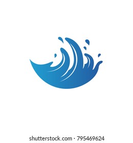 Wave Ocean Water Logo