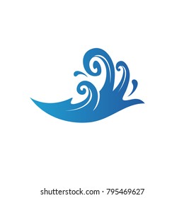 Wave Ocean Water Logo