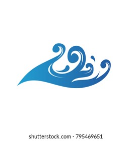Wave Ocean Water Logo