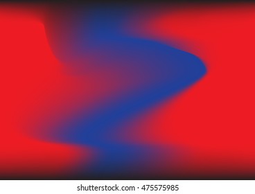 Wave on absract blue and red background.Colorful wavy texture. Business Template