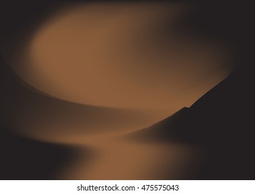 Wave on absract brown background.Colorful wavy texture. Business Template