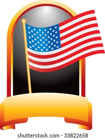 wave on crest shaped display