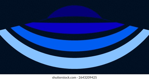  Wave on Dark Background. Vector Banner Background for Pride Month