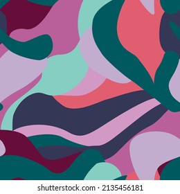 WAVE OPTICAL ILLUSION SEAMLESS PATTERN