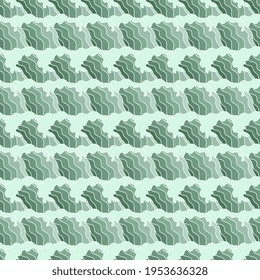 adorno de ondas de impresión textil sin fisuras. Ideal para la tela vintage de verano, la reserva de chatarra, el papel pintado, el giftwrap. diseño de fondo de patrón de repetición