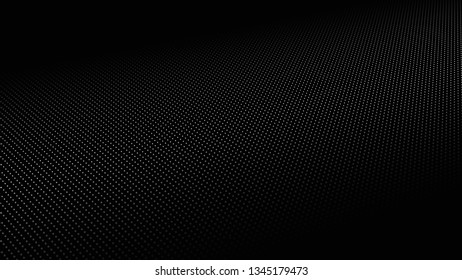 Wave of particles. Futuristic point wave. Vector illustration. Abstract background with a dynamic wave. Wave 3d