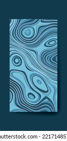 wave patter illustration vector art blue