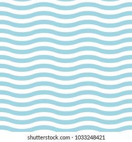 Wave pattern abstract seamless with green aqua and white color wave background. Stripes design vector illustration.