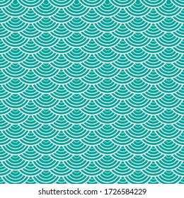 Wave pattern art style background.