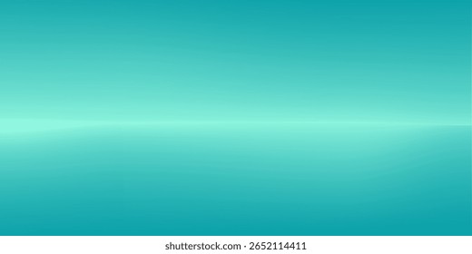 wave pattern background with bright turquoise gradient color