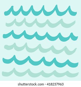 wave pattern background brush stroke