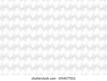 Wave pattern background with silver color. Vector illustration