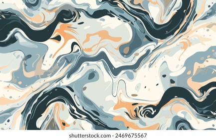 wave pattern background vector design