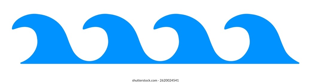 Wave pattern. Wave pattern boarder