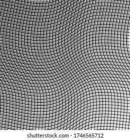 Wave pattern. Pattern can be used for wallpaper, cover fills, web page background, surface textures. Vector linen texture.
