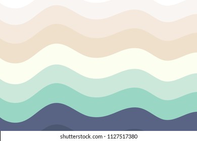 wave pattern of color vector in illustration background concept