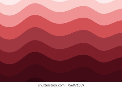 wave pattern of color vector in illustration background concept