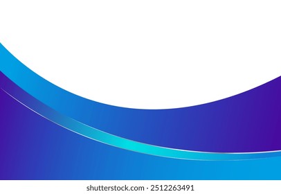 Wellenmuster-Design-Hintergrund mit blauer Farbe. Vektorgrafik