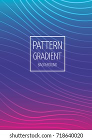 Wave pattern gradient business background