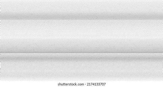 Wave pattern line vector illustration G5