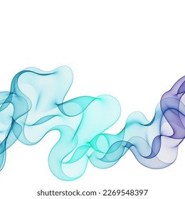 Wave pattern. Presentation template. Blue wave.