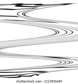 Wave pattern scribble, seamless abstract background, vector illustration.