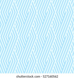 Wave Pattern stripe seamless sweet blue two tone colors. Pattern stripe chevron abstract background vector.