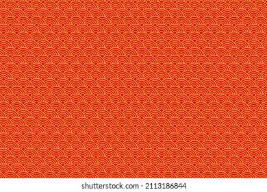 wave pattern, traditional pattern,
Traditional texture, red and gold background.
