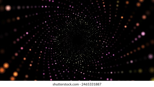 Wave pattern vector. 3D glowing abstract digital particles background. Technology concept. Abstract background. Future vector illustration.
